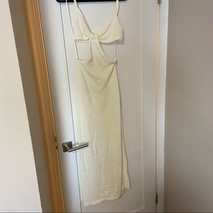 Sheer White Summer Dress